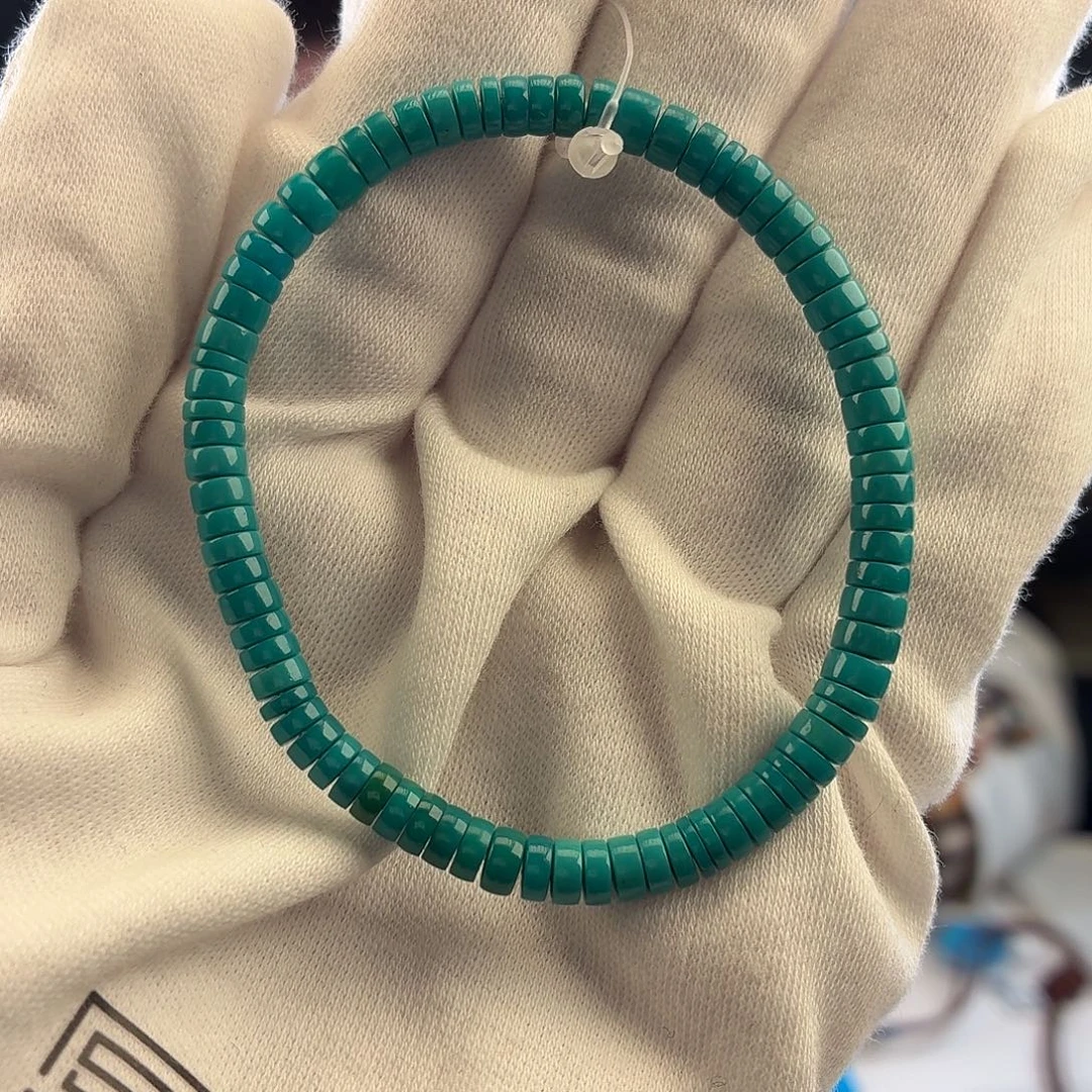 绿松石未镶嵌挂件4.8mm