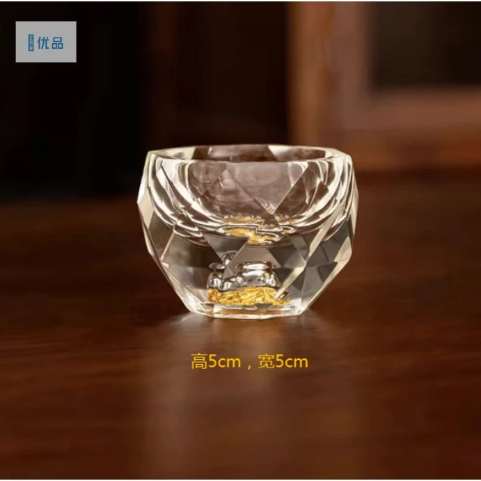 C378-碎铂金水晶钻石主人杯SX