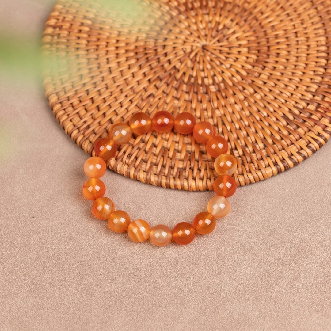 【艺品堂】10mm太岁肉灵芝手链 圆珠手链 多样性发一