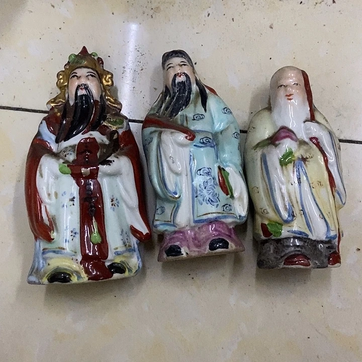 摆件景德镇瓷器三星