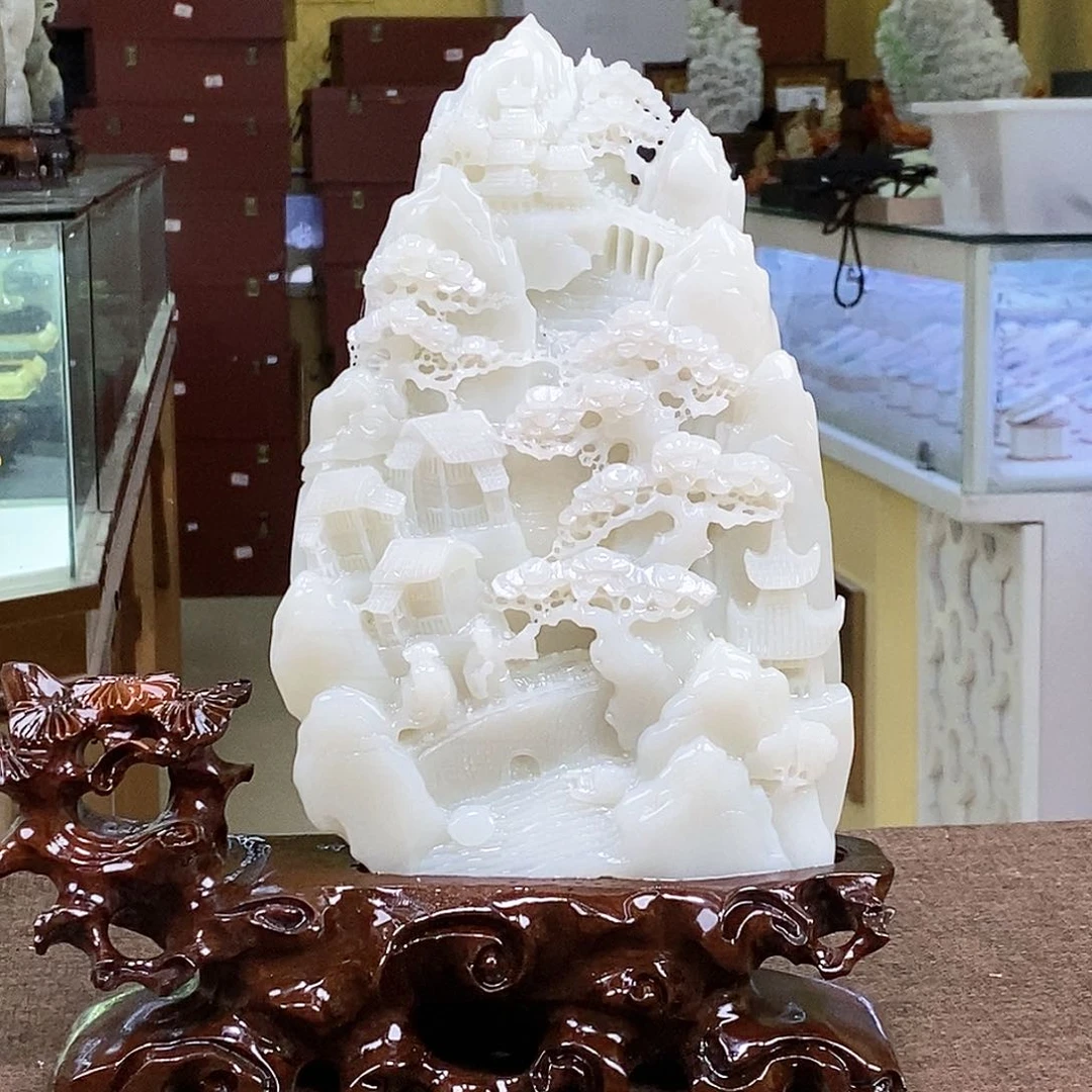 和田玉颈饰未镶嵌