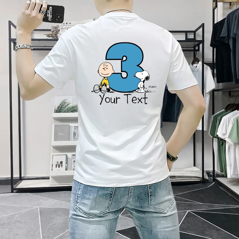 短袖t恤男士2025夏季新款潮牌潮流修身男生印花ins百搭上衣T恤