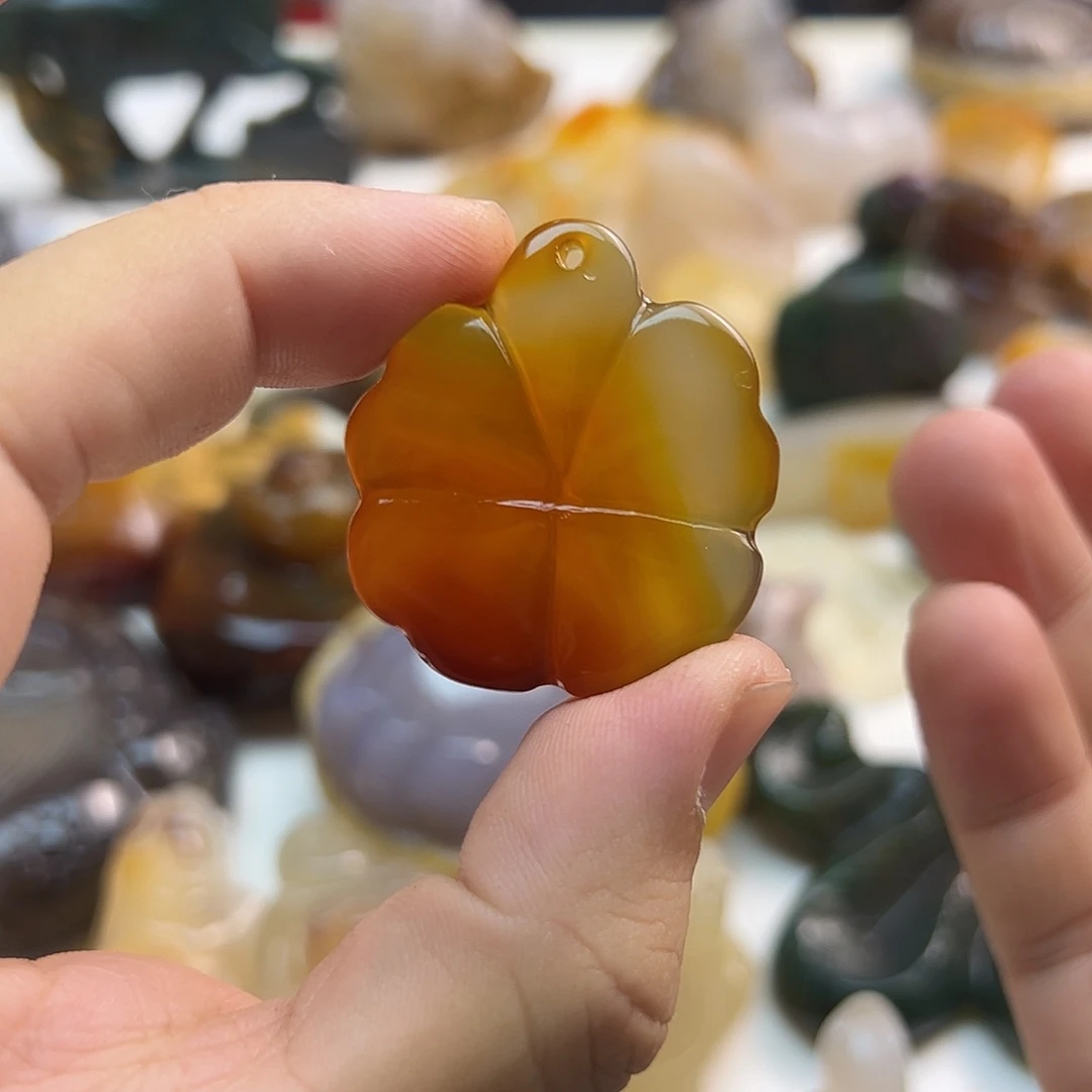 玛瑙/玉髓合金颈饰