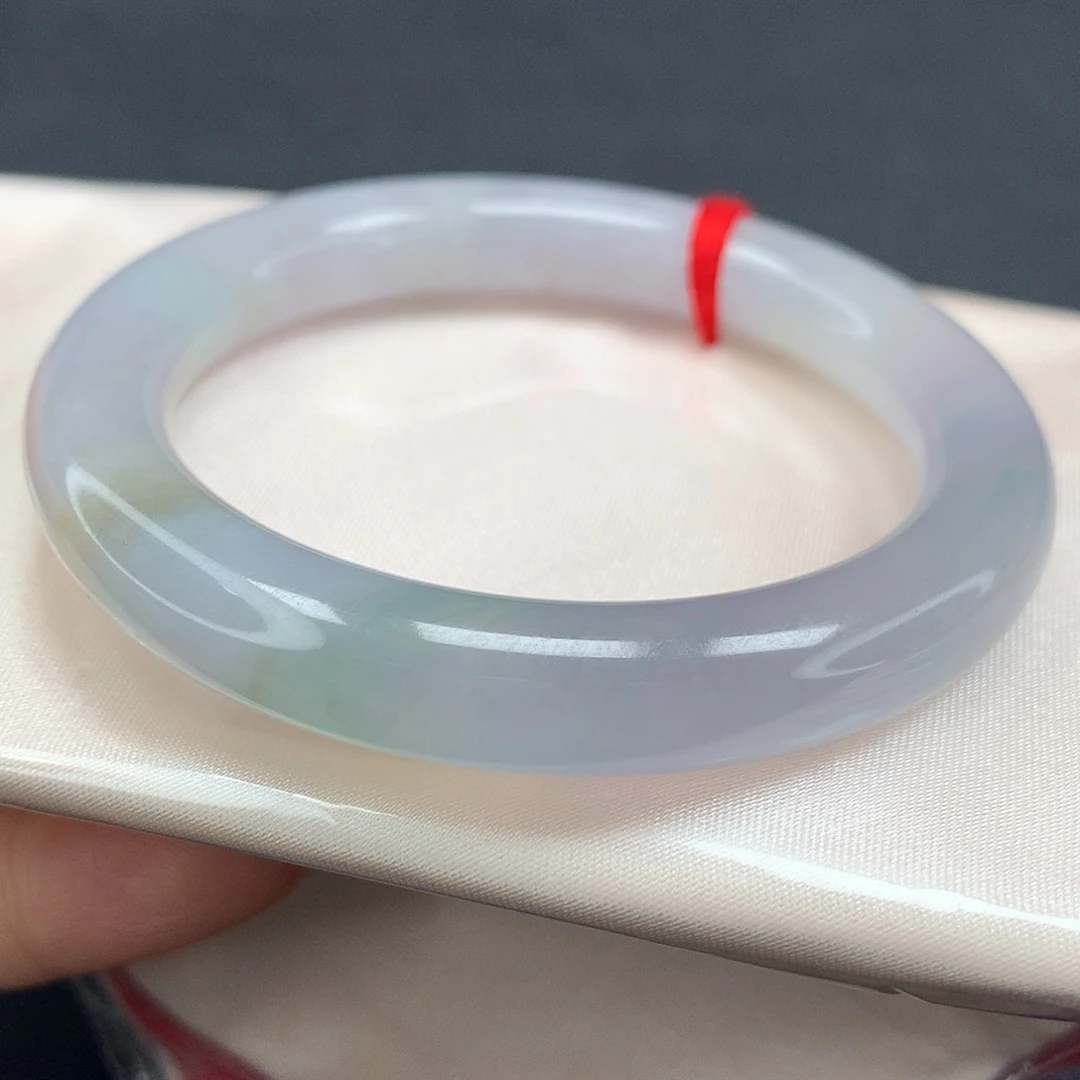 未镶嵌手镯翡翠，32号，圆条