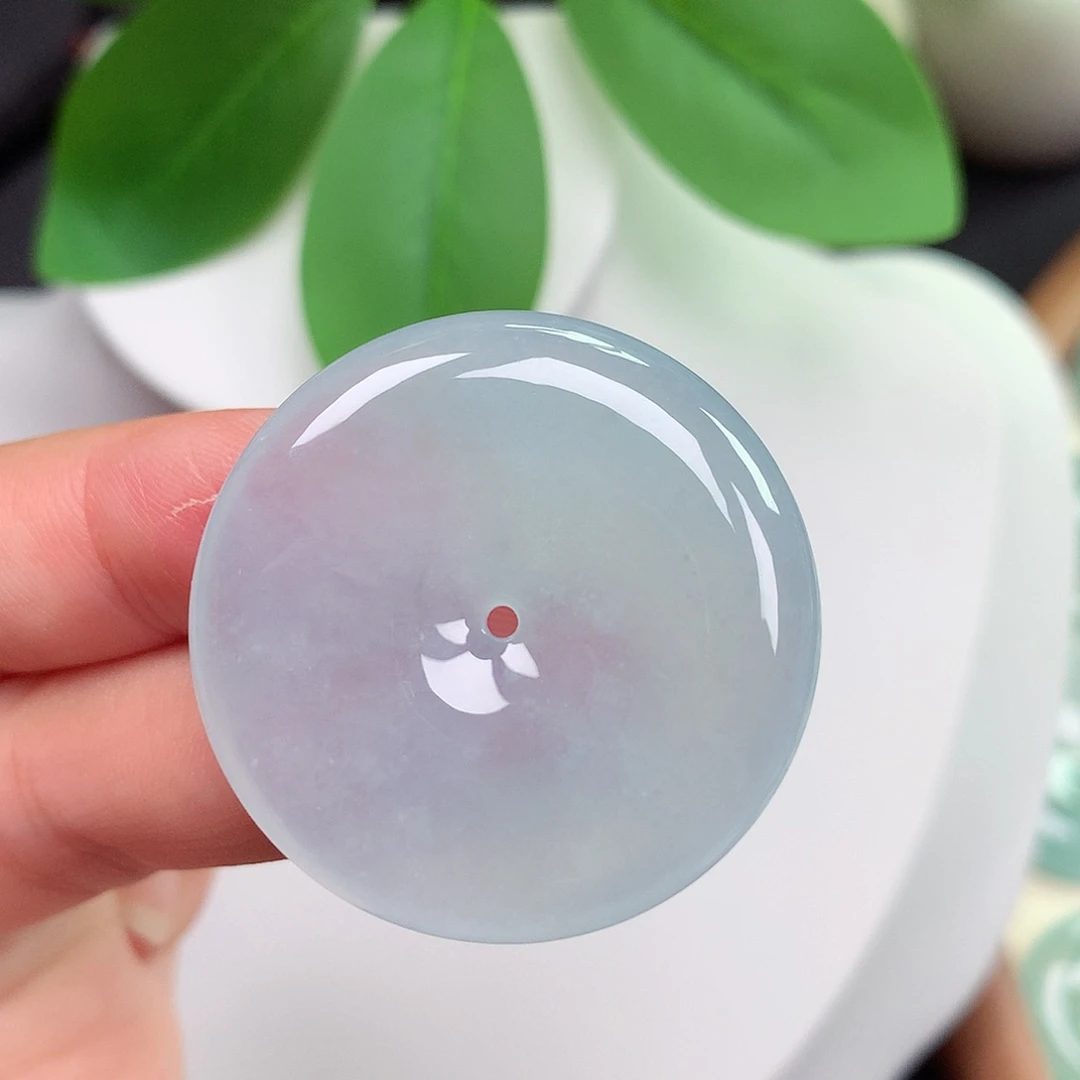颈饰未镶嵌翡翠平安扣 34x6.0mm