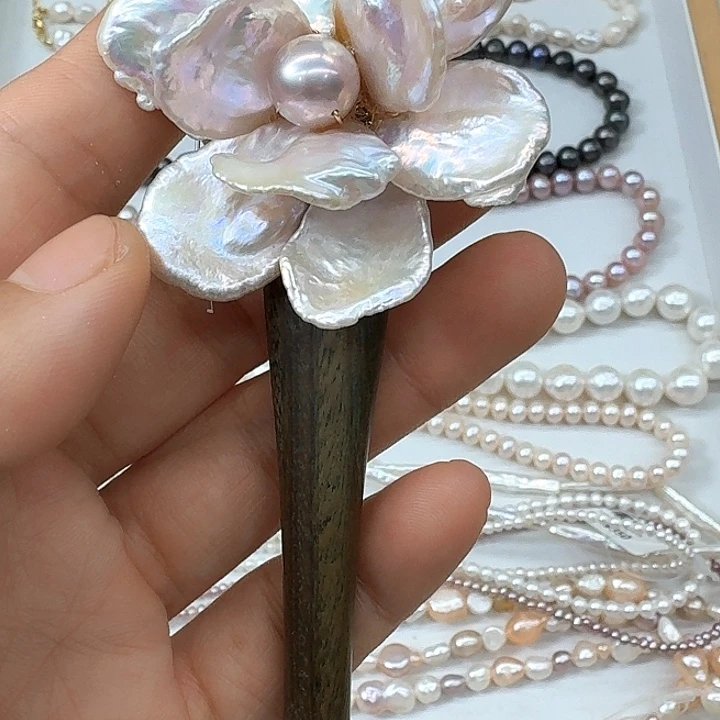 花***婉发饰未镶嵌淡水珍珠