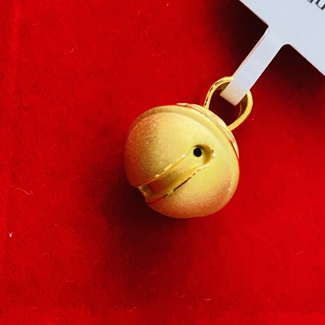 【夏夏专享】足金999饰品 铃铛吊坠 1.66 JP