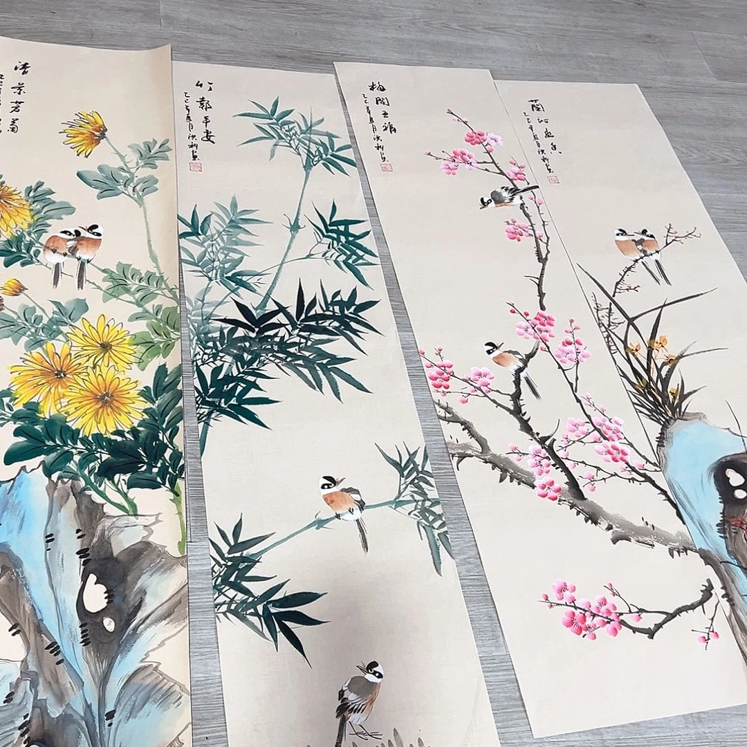 田***新国画手绘保证假一罚万