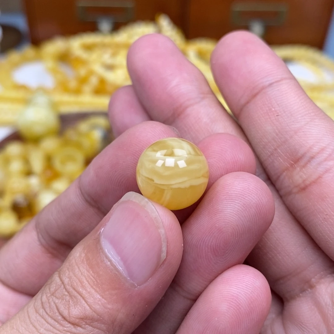 琥珀未镶嵌珠宝奇石14.6尺寸