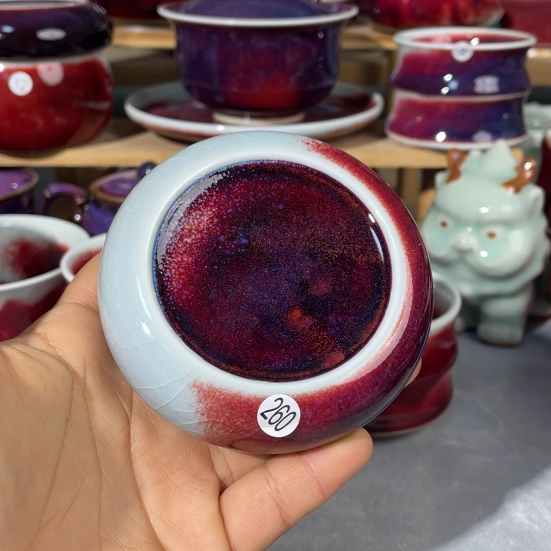 瓷片纯手工制作……微微瑕