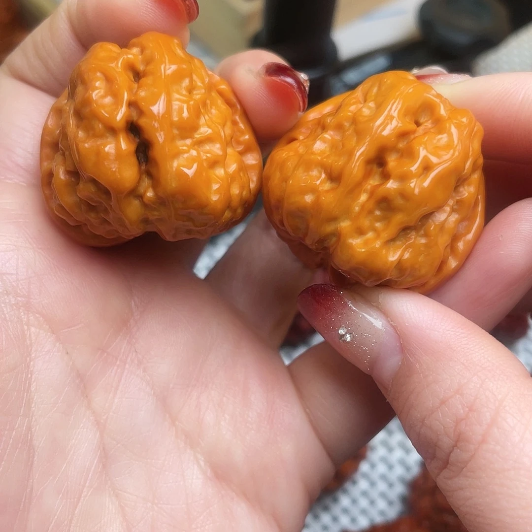 桃核吊坠文玩核桃 手把件 蛤蟆头 37