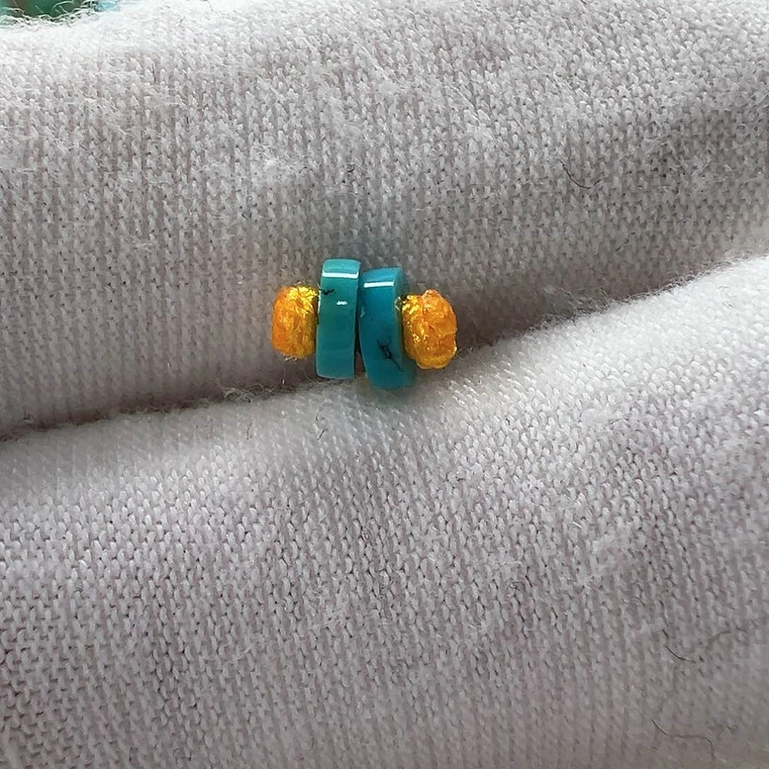 未镶嵌绿松石隔片4.5mm