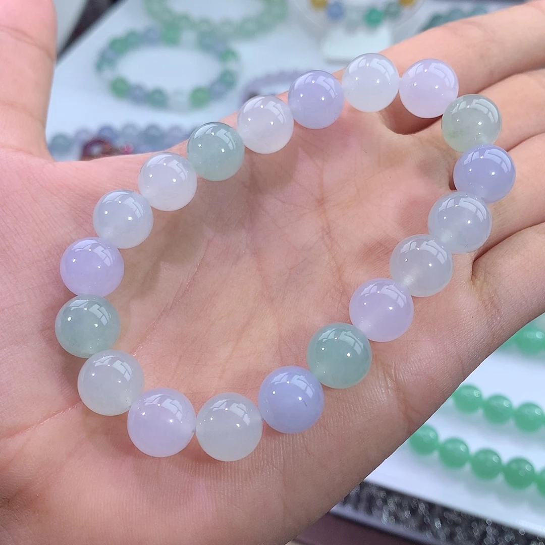 未镶嵌手链翡翠糖果马卡龙手串 链接14