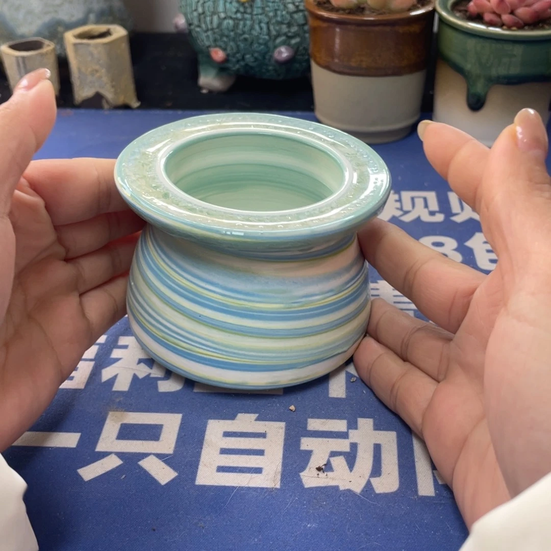 微瑕陶艺多肉花盆201