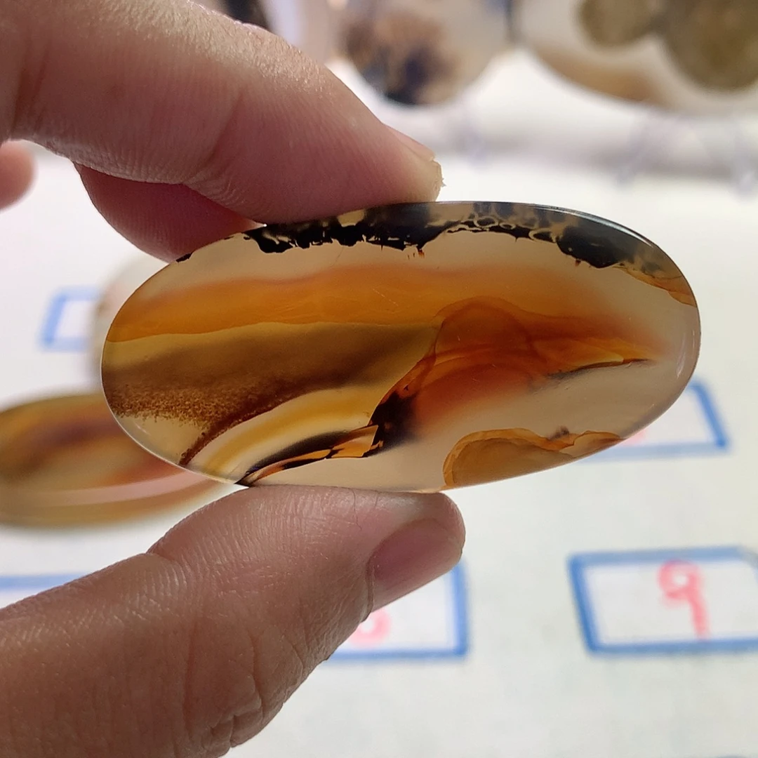 未镶嵌玛瑙/玉髓珠宝半成品