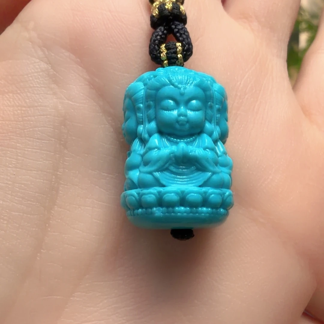 绿松石未镶嵌颈饰