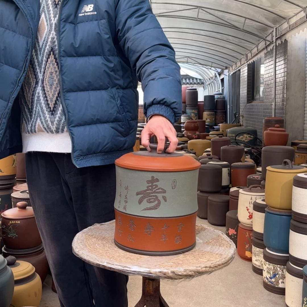 紫砂茶叶罐8 饼茶叶罐