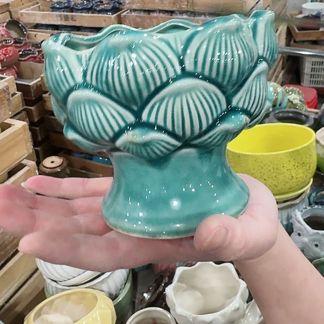 【闪购商品】陶瓷福利品，花盆凑单满10元发货！