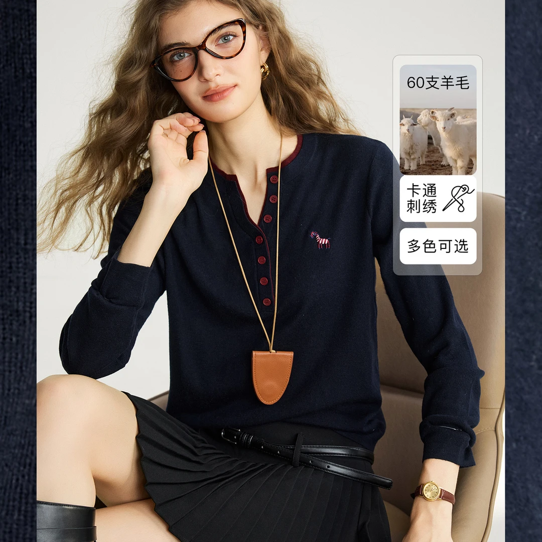 NAGUAGU/南瓜谷【小斑马针织】女装针织衫FX3ZS0938-A