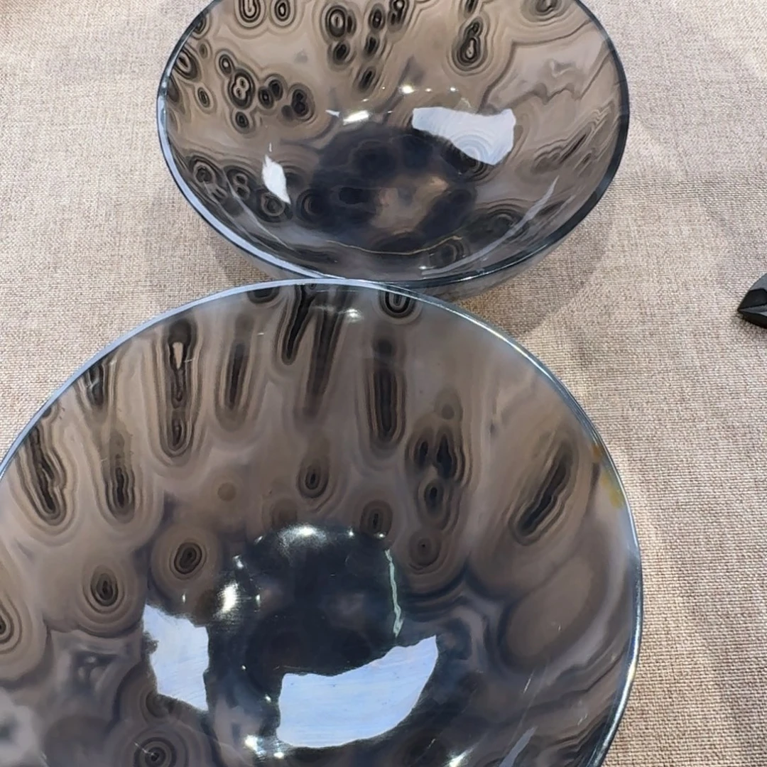 智***勇玛瑙/玉髓未镶嵌玛瑙碗