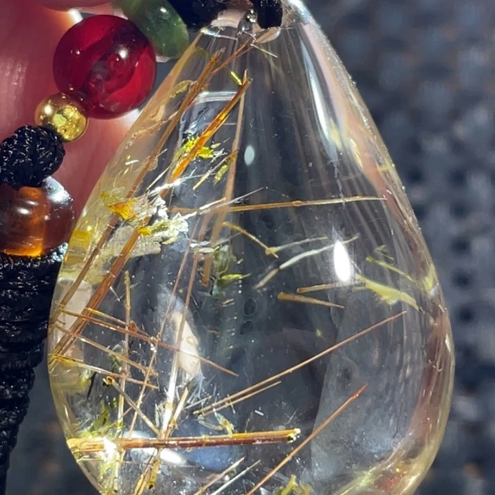 水晶吊坠(不含链)未镶嵌春