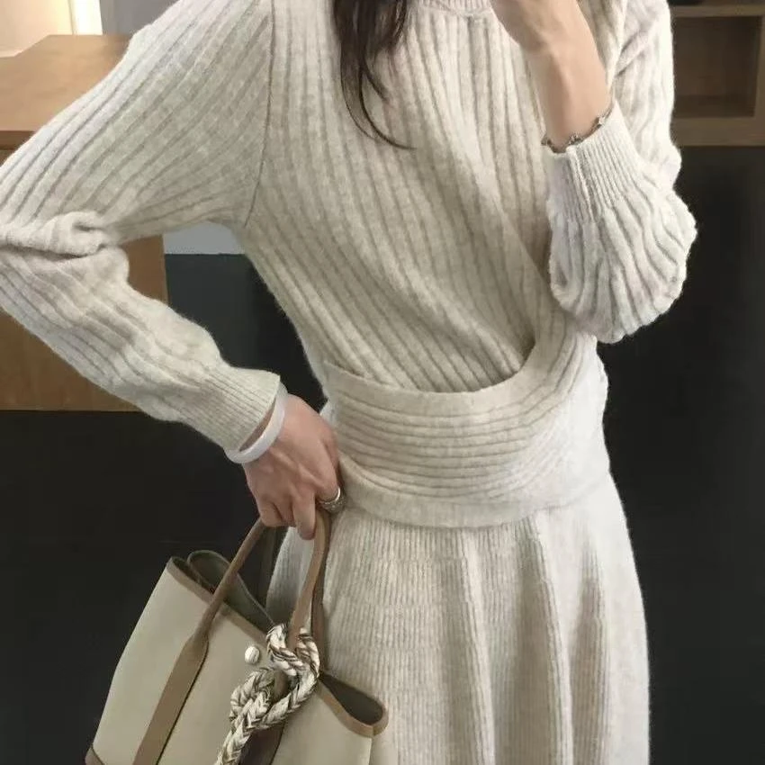 ZH279 高级口袋设计感毛衣女秋冬轻奢高级感气质针织上衣