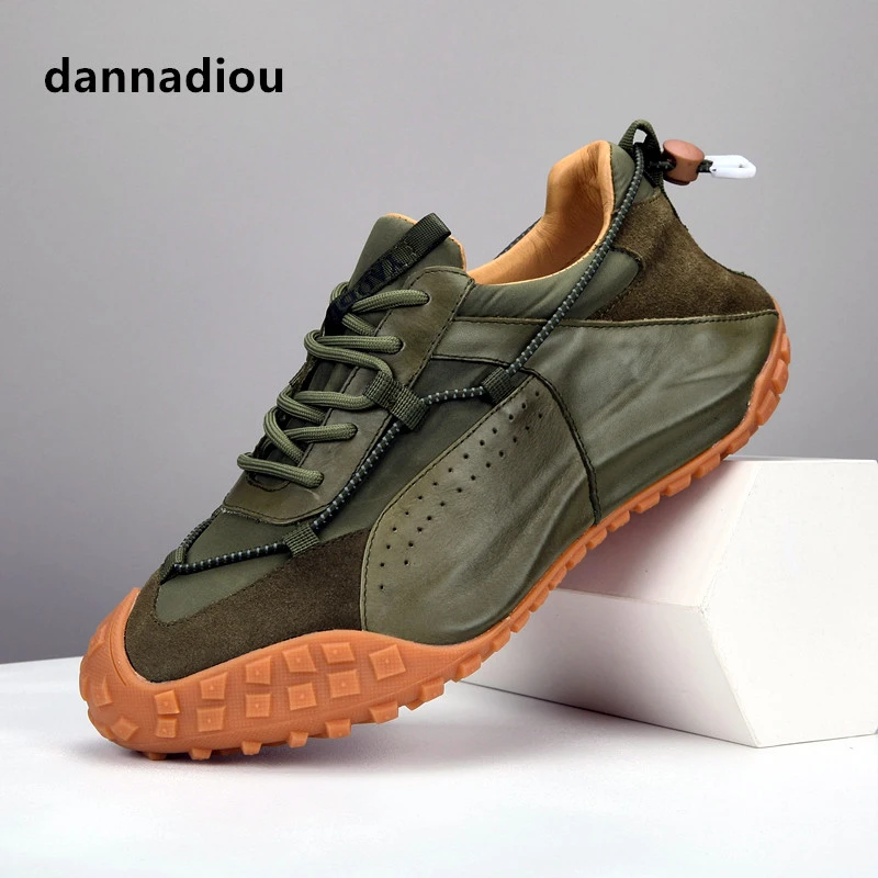 新款男士真皮舒适鞋休闲版运动鞋时尚透气百搭低帮软底春季男板鞋