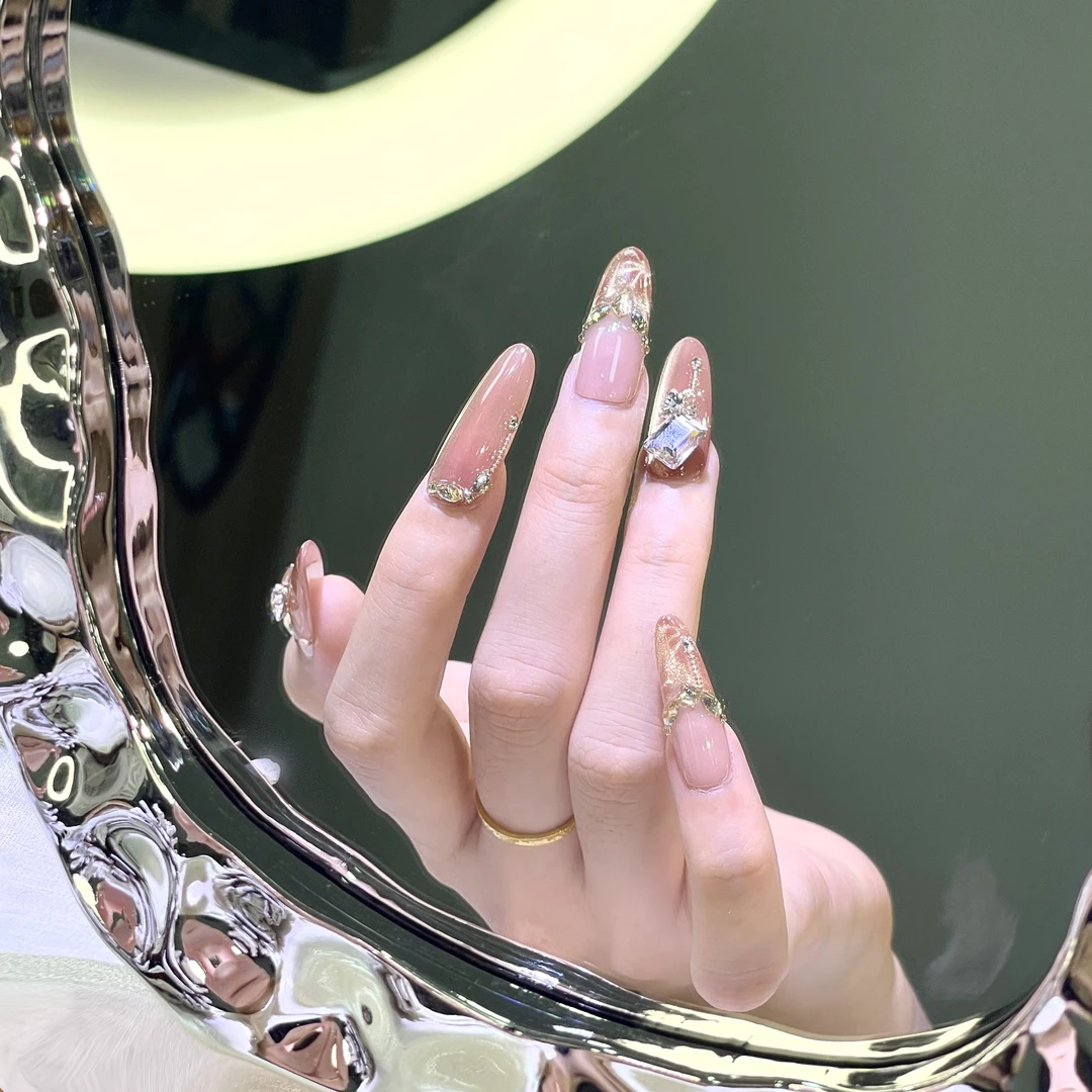 【金秋霜林】轻奢高级手工穿戴甲