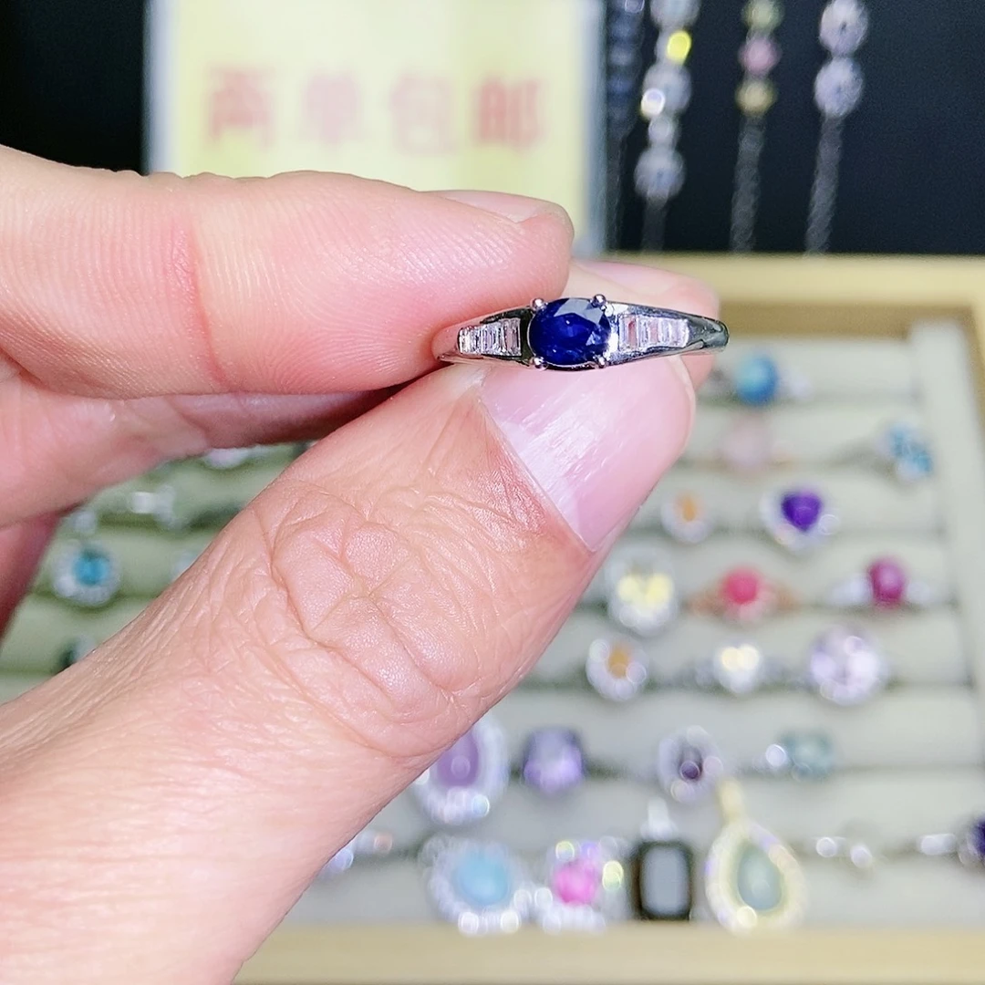 【闪购商品】戒指蓝宝石未镶嵌