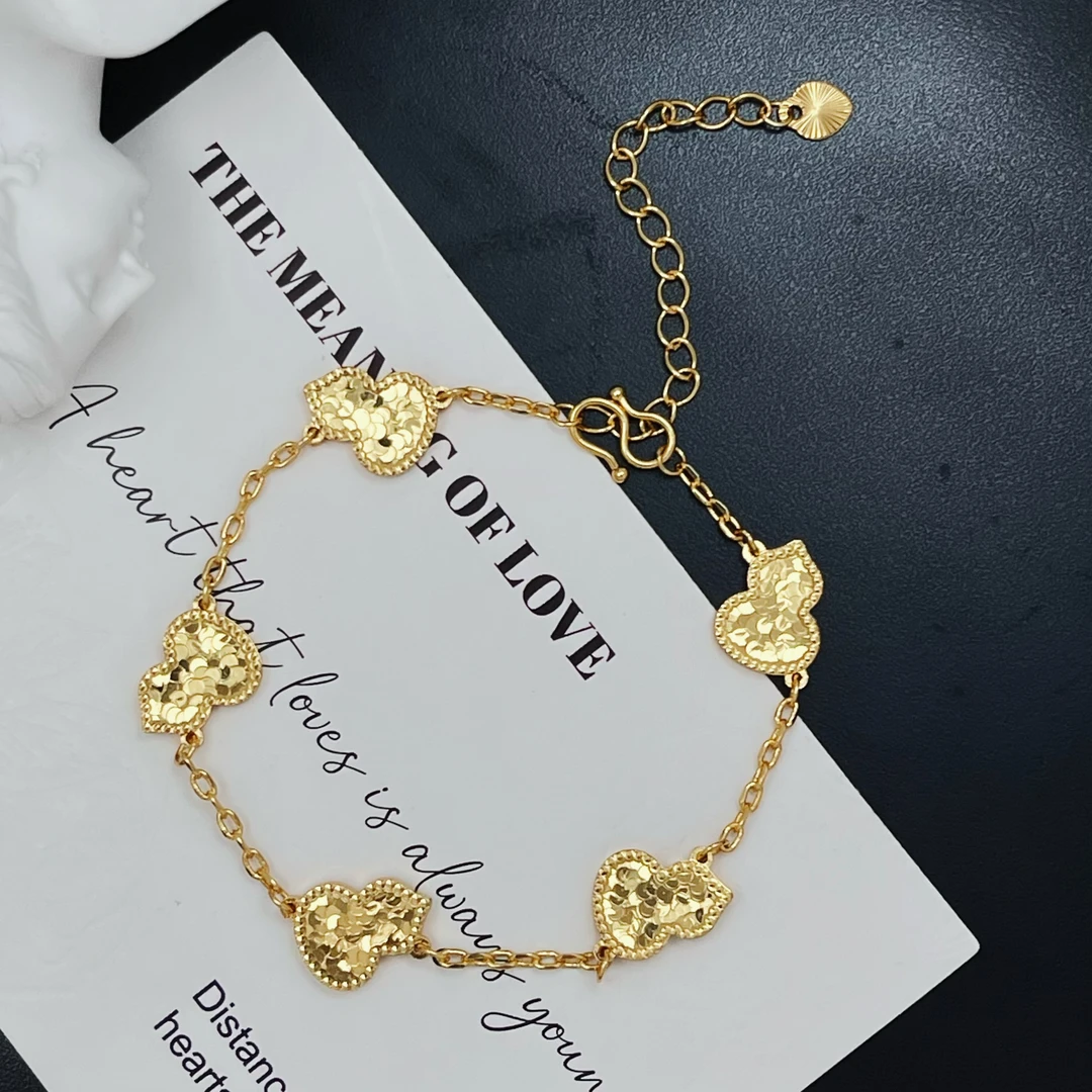 NANSHE/南奢 金色葫芦手链时尚百搭 L734