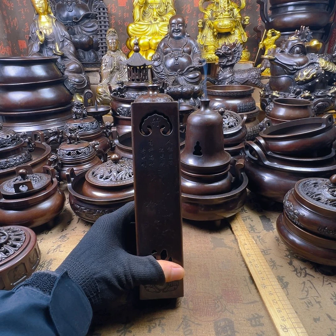 纠***斯熏香炉铜香炉供香炉聚宝盆纯铜香炉