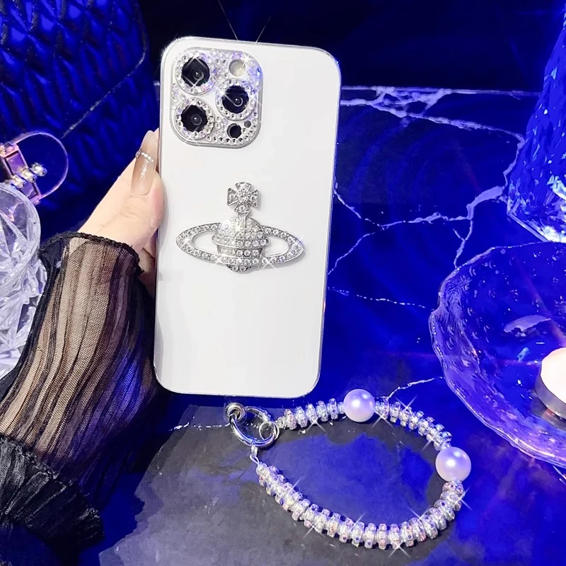 水钻西太后适用苹果16promax手机壳轻奢网红高端iPhone15pro少女