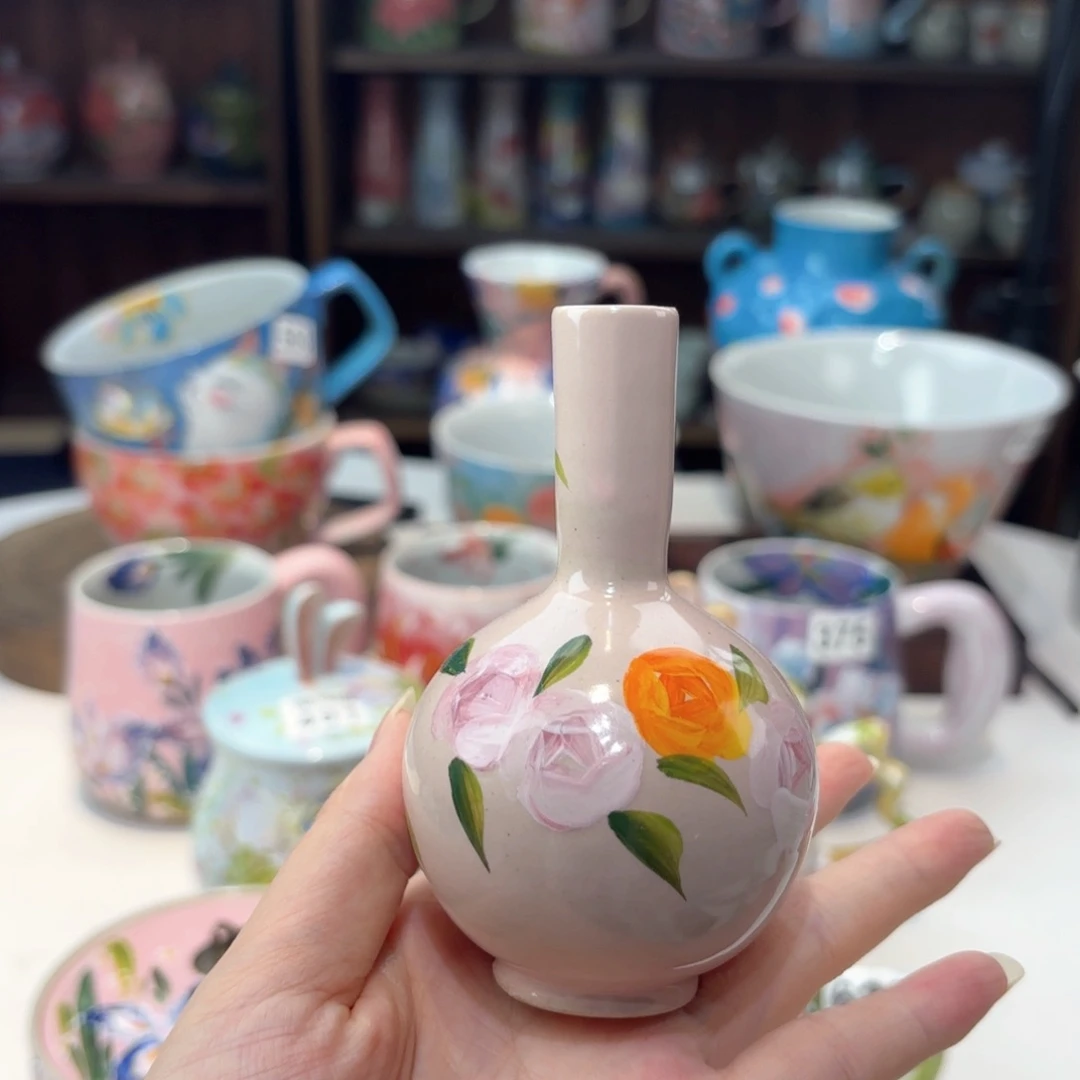 景德镇手绘高温釉下彩陶瓷茶具