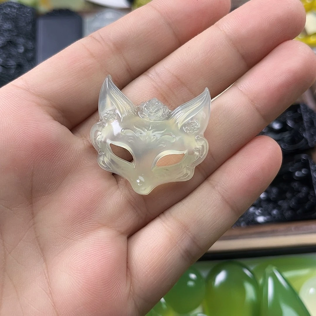 未镶嵌岫玉吊坠(不含链)北*