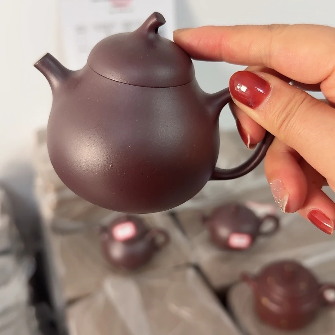 紫砂茶壶黄龙山原矿龙血砂150