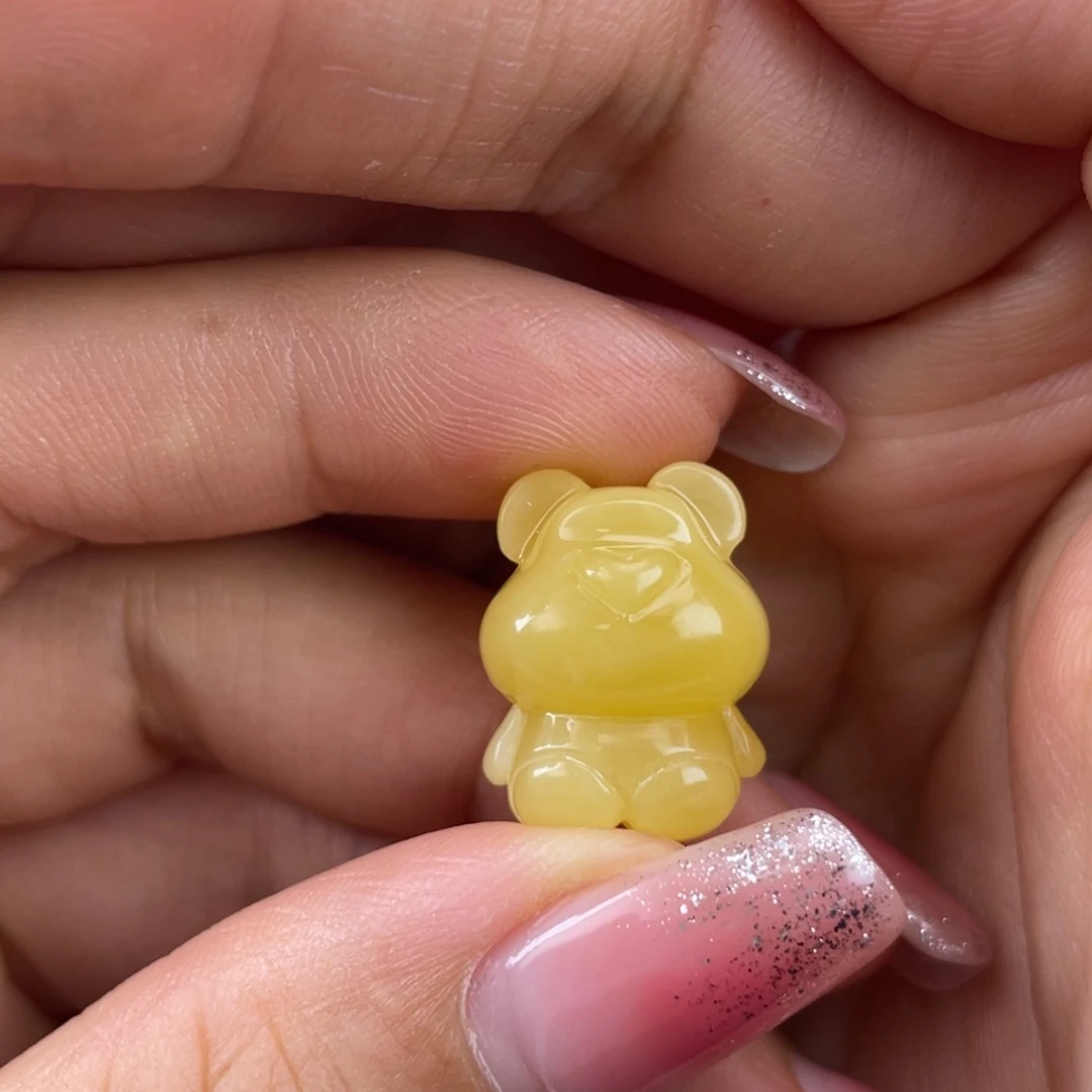 琥珀裸石未镶嵌蜜蜡