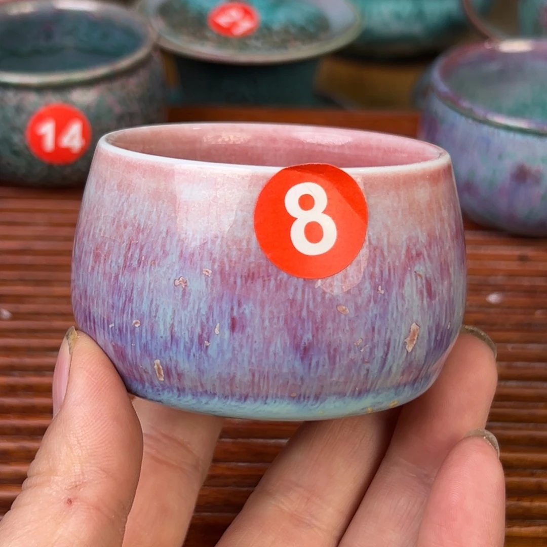 手工制作钧窑茶器