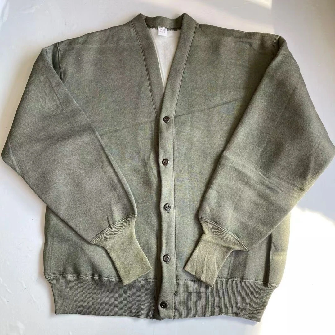 正品87草绿绒衣绒裤套装中老年人保暖套装收藏品保暖卫生衣套装男