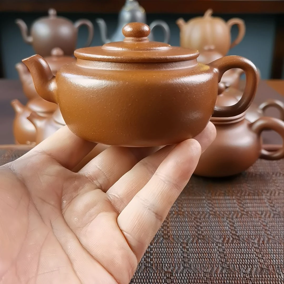 紫砂茶壶沉香泥旭帽190CC