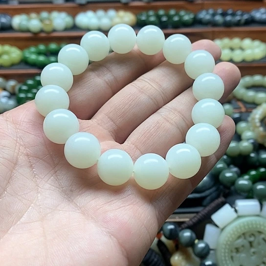 未镶嵌手链和田玉深***吹