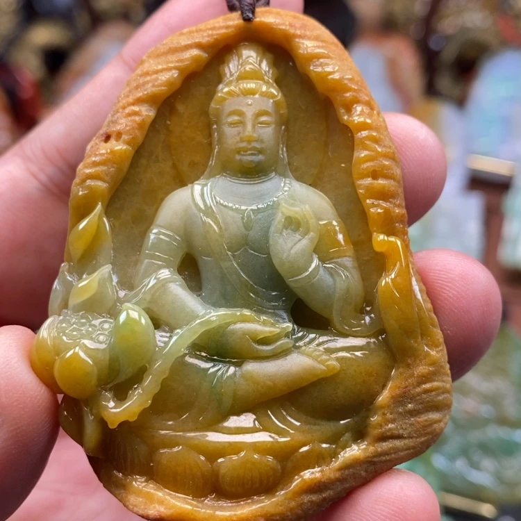 【闪购商品】颈饰未镶嵌翡翠缅甸翡翠A货吊坠
