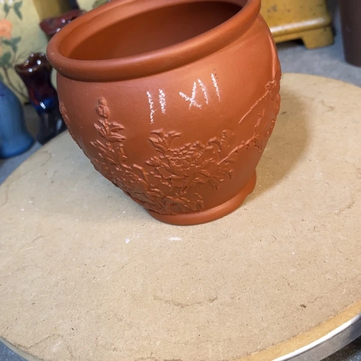 紫砂花盆紫砂花盆