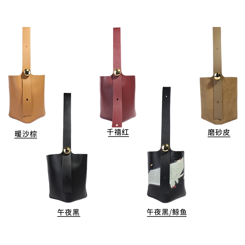 大号Pebble设计新款真皮水桶包2025新款简约单肩斜跨包