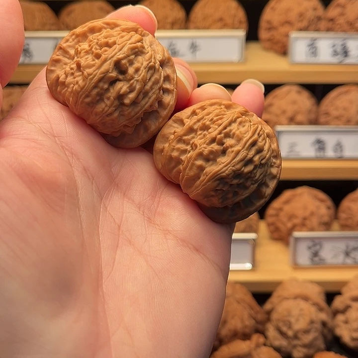 把件文玩核桃40白狮子