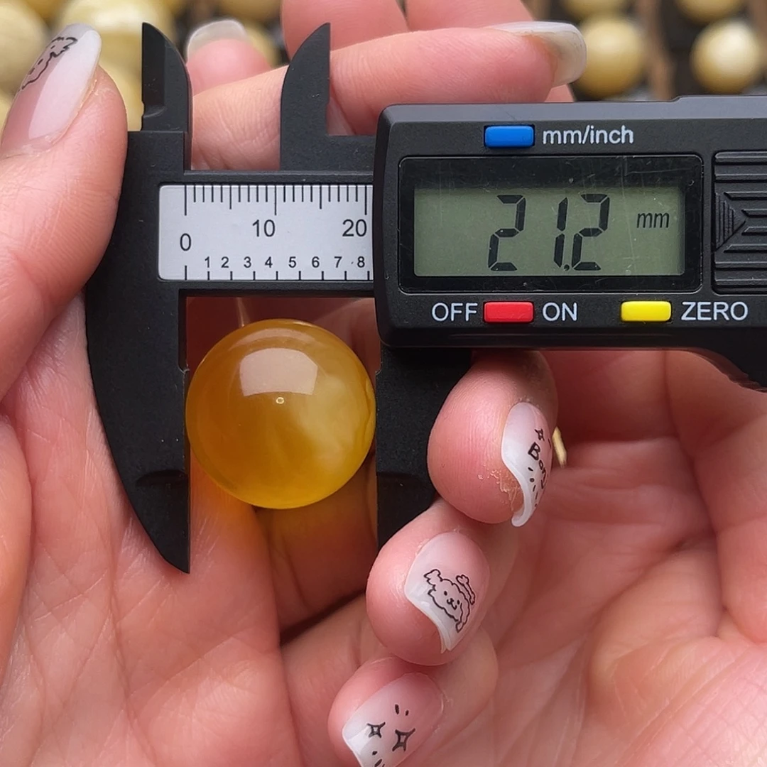 琥珀未镶嵌裸石蜜蜡微瑕圆珠鸽