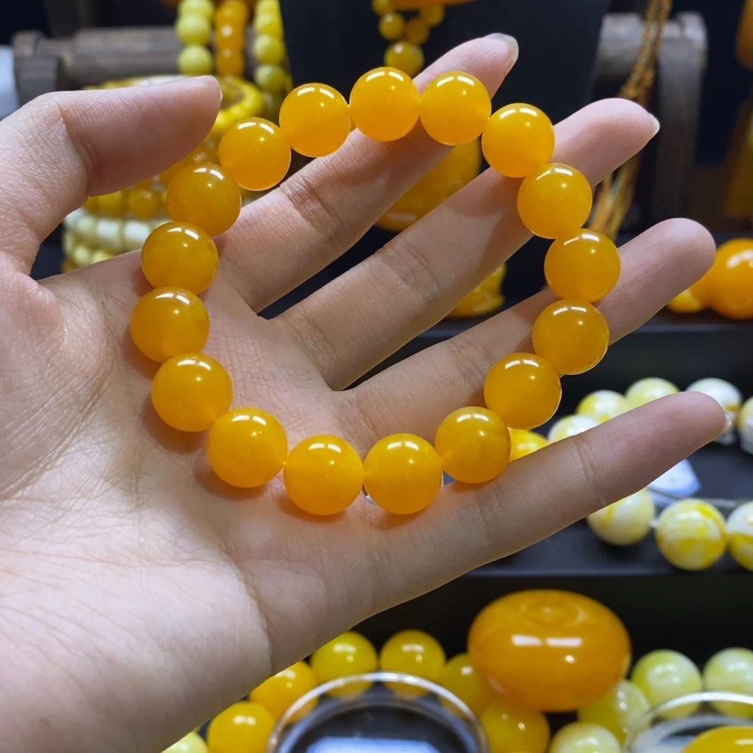 用***3非金属全品无暇老蜜手串12