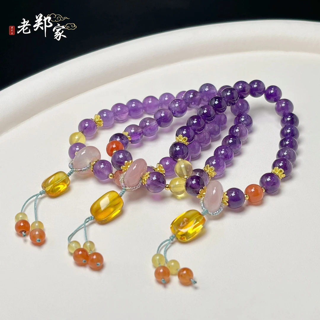 【老郑家】水晶DIY手串  多样性发1件 约8+mm