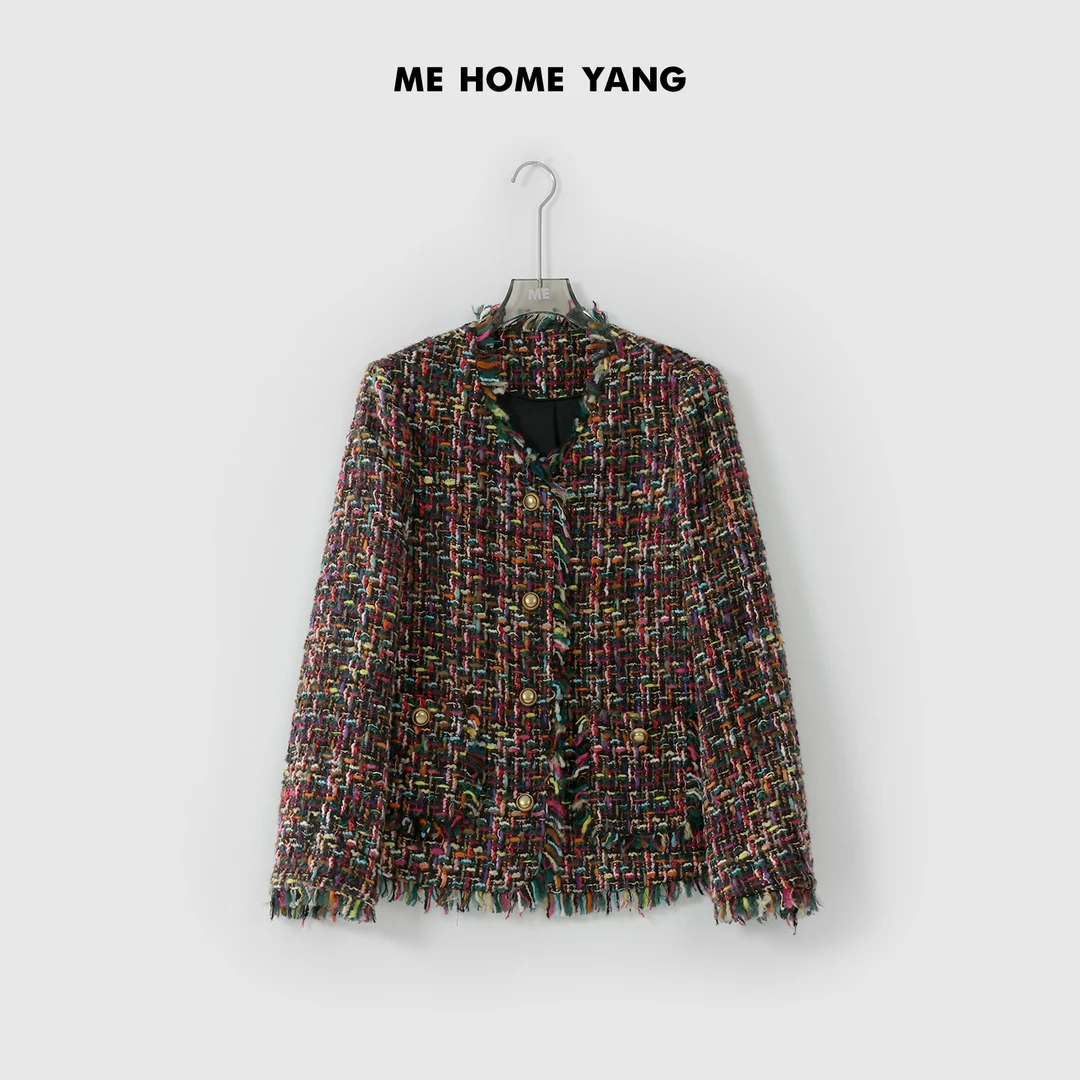 ME【马兰小香】春季时尚新款轻奢时尚百搭显白小香风外套MEQC1884