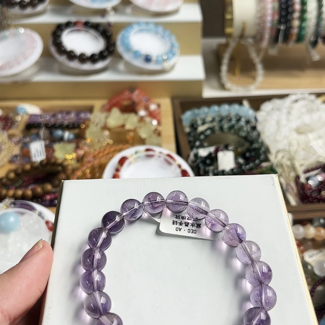 水晶天然水晶微瑕银S925镶嵌