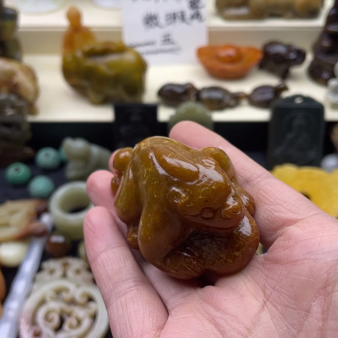 未镶嵌蛇纹石玉颈饰59